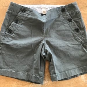 J. Crew olive green shorts